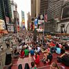 Panorama Of Car-Free Times Square